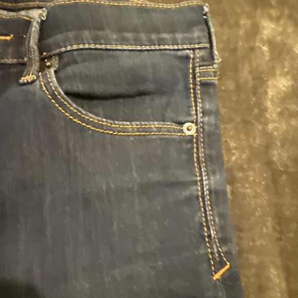 Express Jeans Women's Skinny Mid Rise Stretch Denim Blue Dark Wash Size 2S - Picture 9 of 16